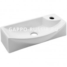 Раковина керамическая Gappo GT707L (45,5x22x13 см )
